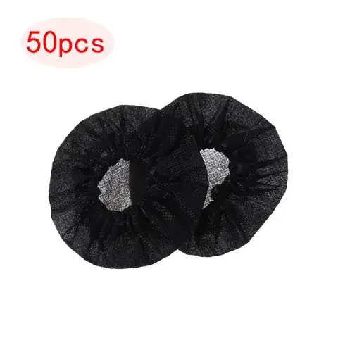 

50Pair Disposable Non-woven Microphone Cover Removal Windscreen Protective Mic Cap Pad for KTV Karaoke Supplies