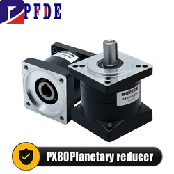 Planetary Reducer PX80 Ratio 3/ 4/ 5/ 8/ 10/ 13/ 16/ 20/ 36/ 64 Max 60N.m Suit Fot Nema 32 34 Servo Stepper Motor