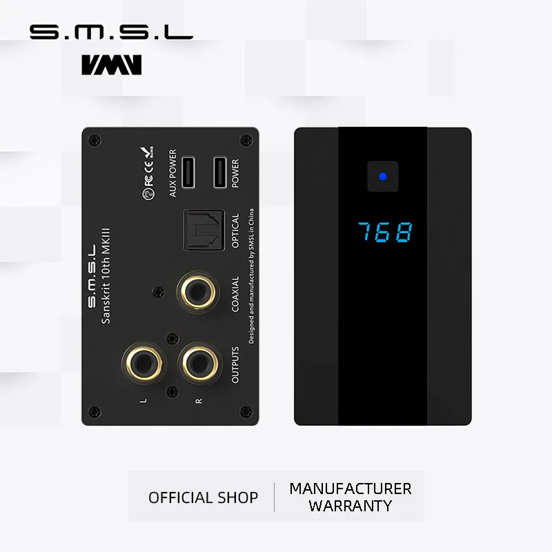Nieuwe Versie Smsl Sanskriet 10th SK10 Mkii Hifi Audio Dac Decoder AK4493 DSD512 Ondersteuning Otg Afstandsbediening