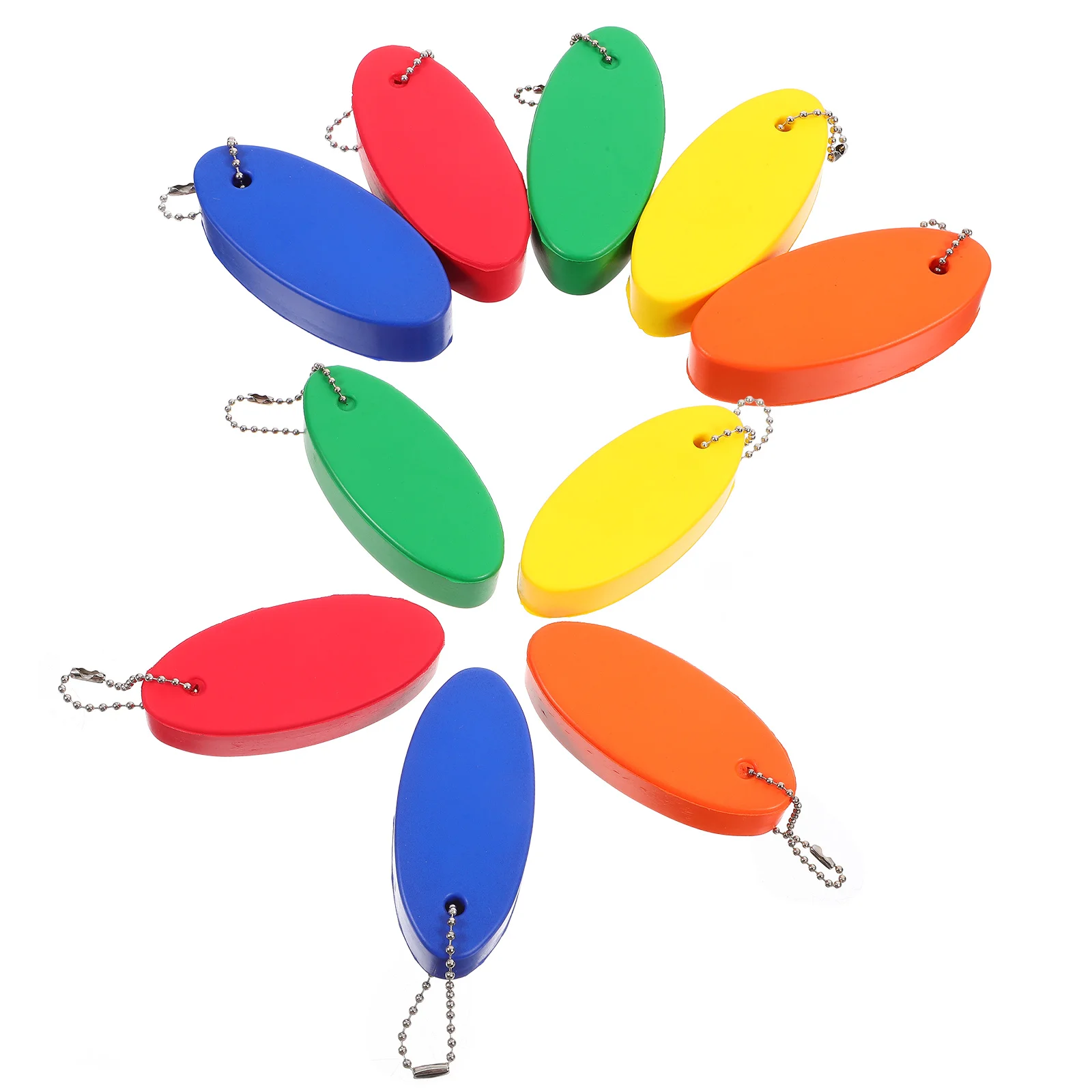 

10 Pcs Buoy Keychain Float Tube Accessories Buoyant Chains Pendant for Phone