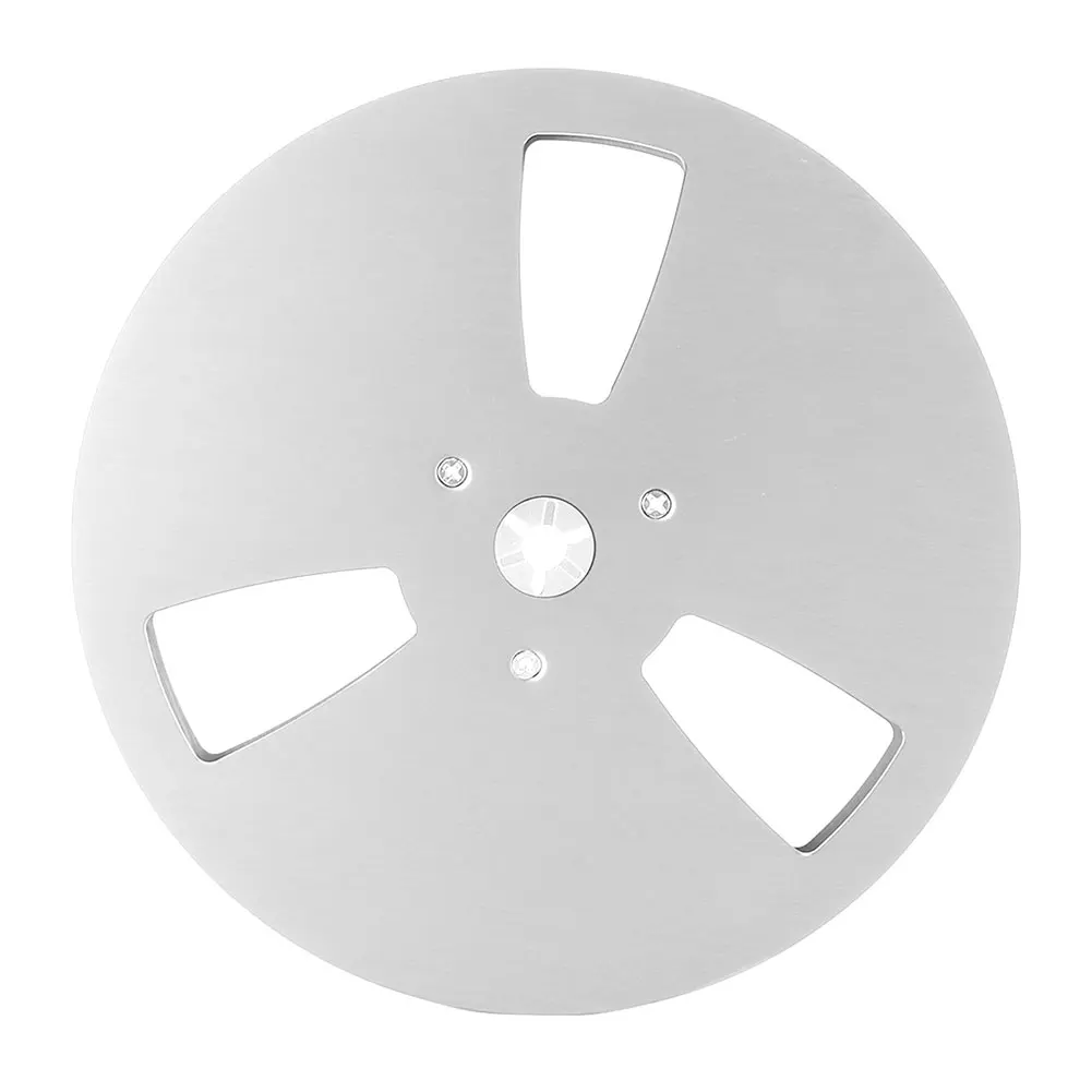 1/4 7 Polegada carretel de fita em branco liga de alumínio carretel de fita vazia 3 furos gravação takeup carretel para teac universal para carretel para fita