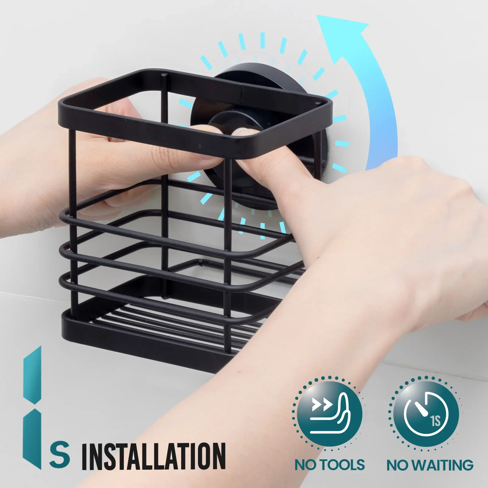 Suction Cup Toothbrush Holder, Wall-mounted Storage Holders, Punch-free Storage Box Brush Teeth Bathroom Accessories