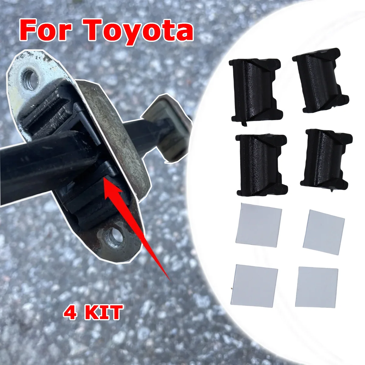

For 2 Door Car Door Check Assy Checker Strap Stopper Repair Kit For Toyota CORSA CRESSIDA CRESTA ETIOS FORTUNER GAIA HIGHLANDER