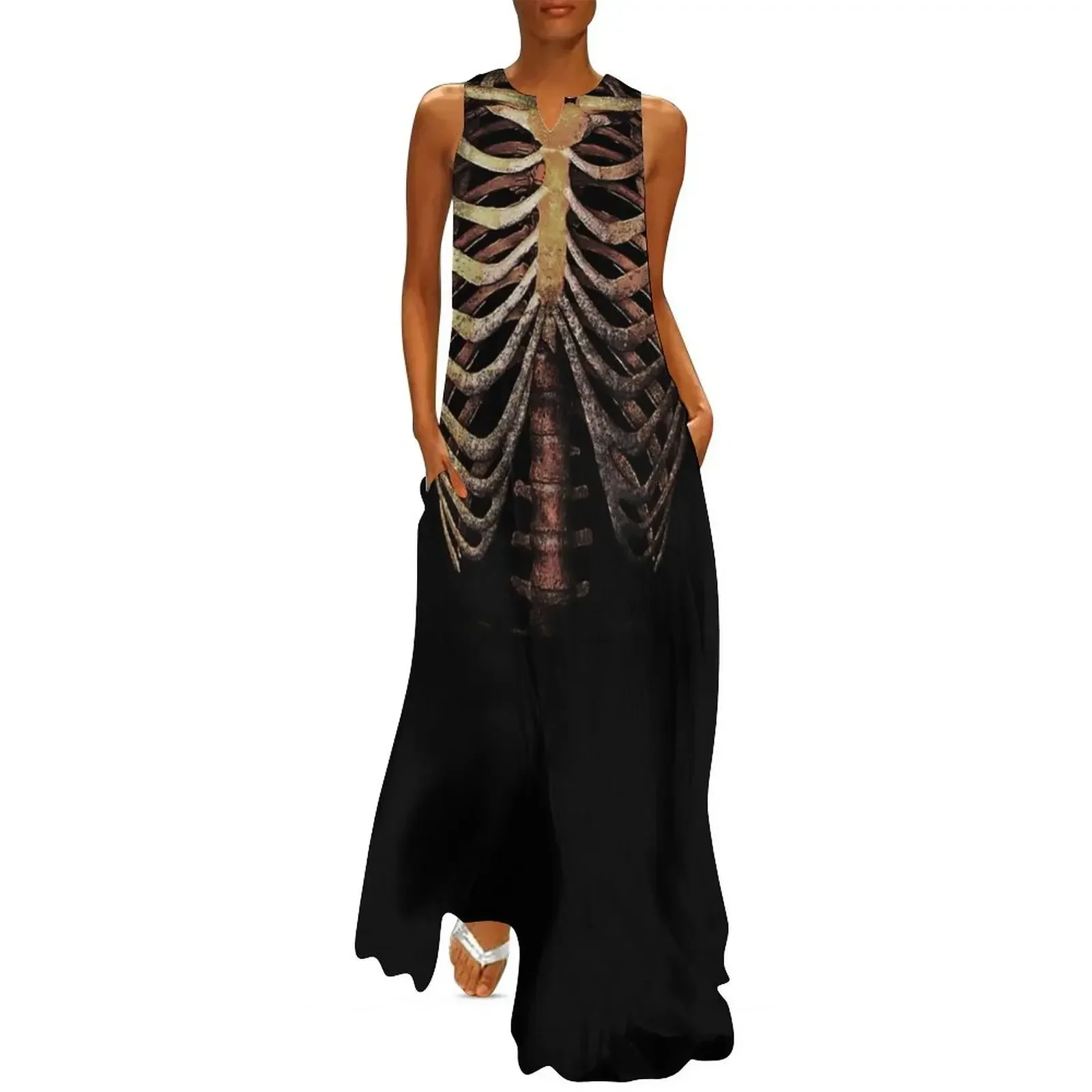 

RIB CAGE TEE Long Dress dress for women summer Woman clothing Aesthetic clothing Female dress