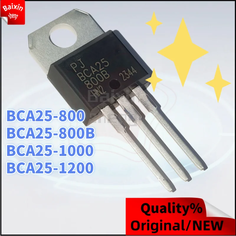 

10PCS BCA25-800 BCA25800 BCA25-800B BCA25800B BCA25-1000 BCA25100 BCA25-1200 TO-220 800v Unidirectional thyristor