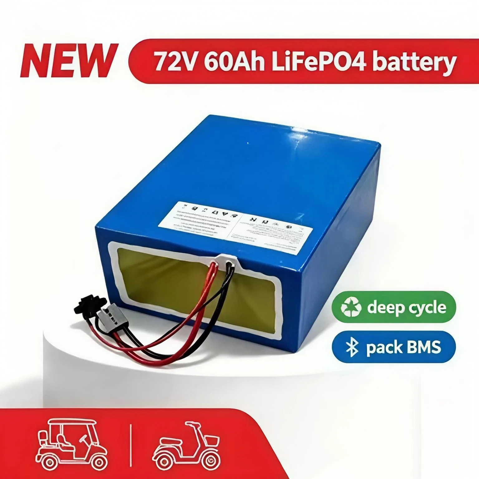 Bateria de lítio 72V 60Ah life - 72V 60Ah Lifepo4 Battery Pack avaliação e preço