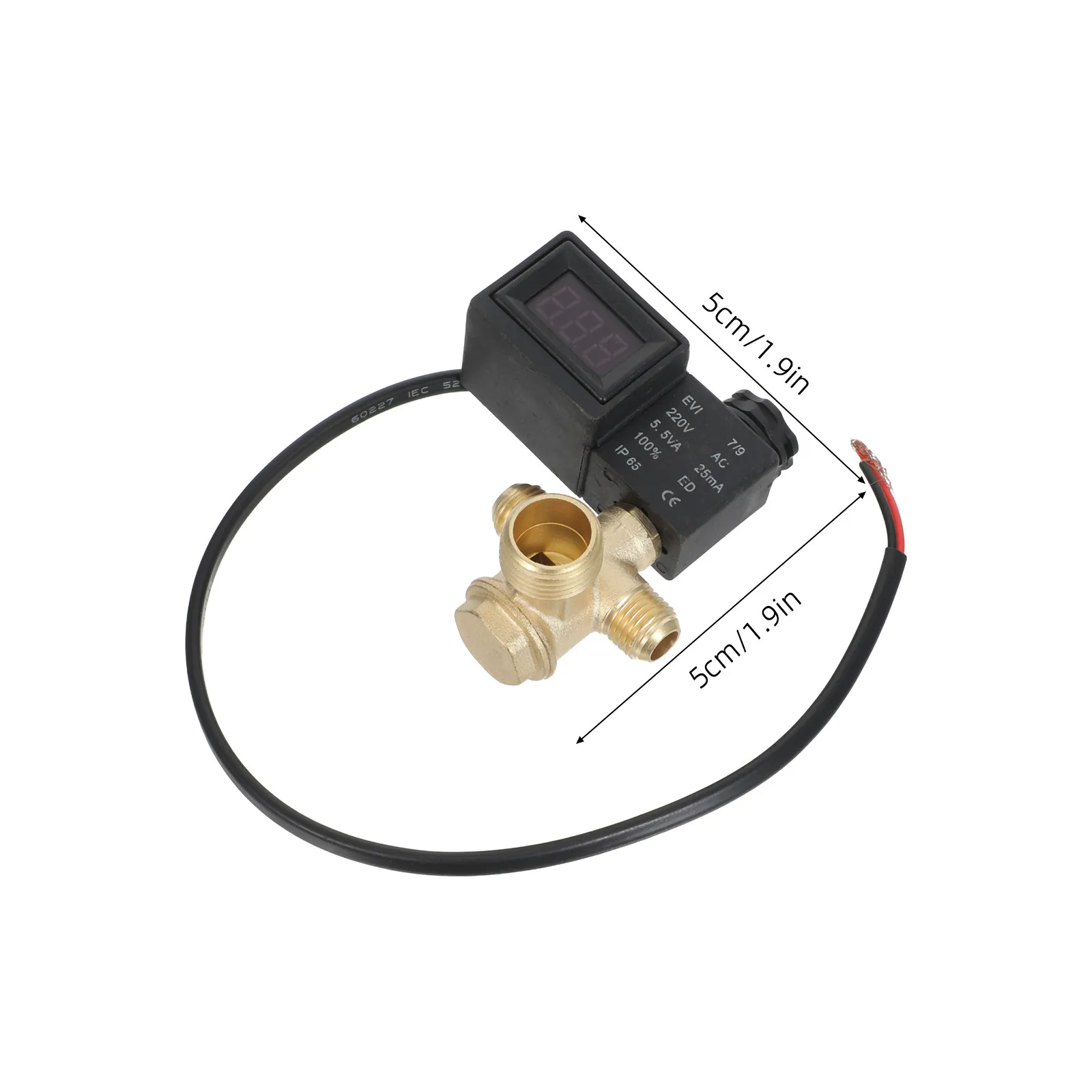 Air Compressor Electric Solenoid Check Valve Oil-Free Silent One Way Pneumatic Valve Universal Compatibility Industrial Use - view 6