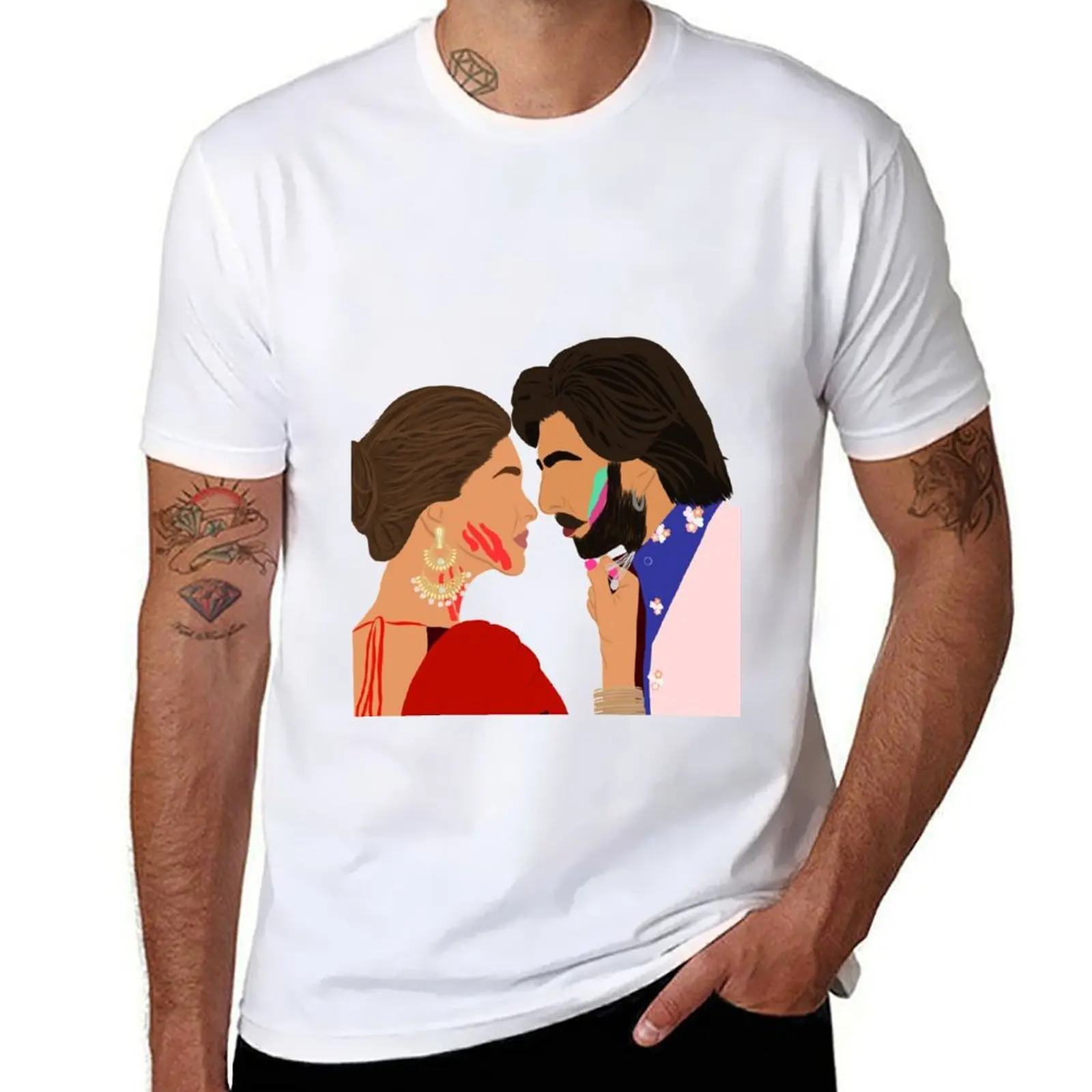

Ram Leela T-Shirt t shirt man luxury t shirts for man cotton soft man t shirt summer T-Shirt