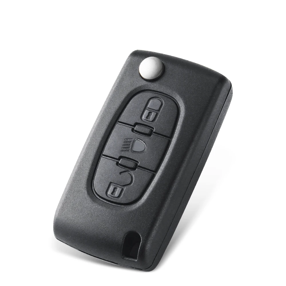 KEYYOU For Citroen C5 X7 C2 C3 C4 Grand Picasso Berlingo C6 C8 3 Buttons light Remote Car Key VA2/HCA 433Mhz ID46 CE0523 Ce0536