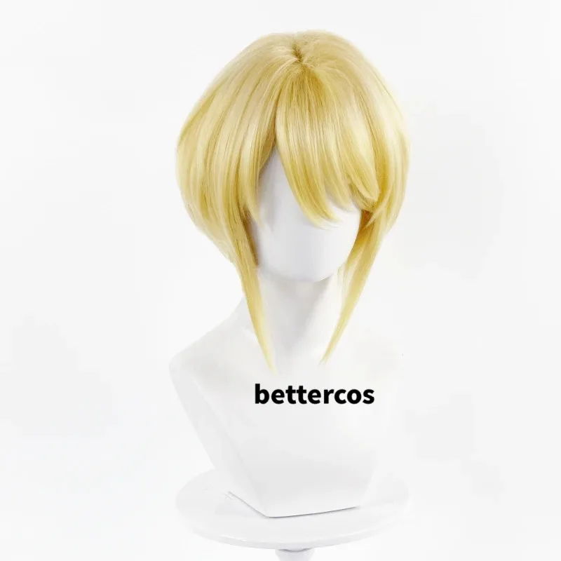 ويليام جيمس موريارت تأثيري أنيمي موريارتي باتريوت شقراء قصيرة مقاومة للحرارة الشعر الاصطناعية + غطاء شعر مستعار مجاني GF؛ M7EFD؛ 5D #3