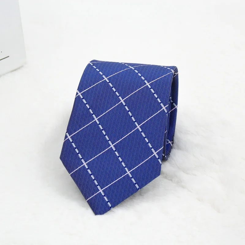 

Men's polyester business tie formal wear polyester polka dot solid color wedding celebration Korean version spot tie