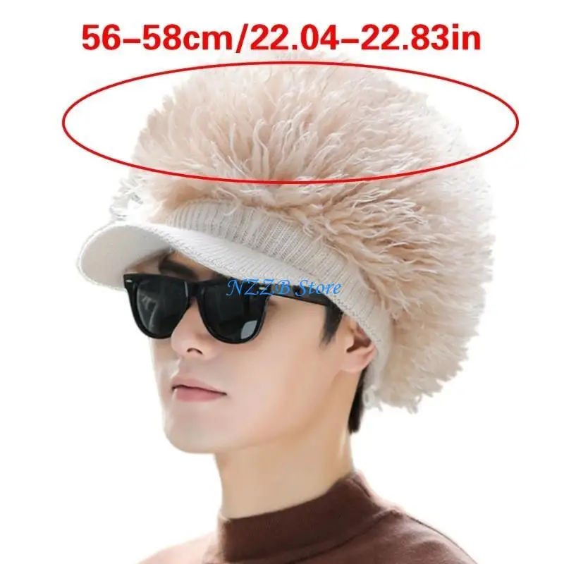 T21F Lovely Fashion Hat Daily Leisures Hat Party Fun Hat Polyester Knitted Hat for Warmth and Styles in Cold Weather