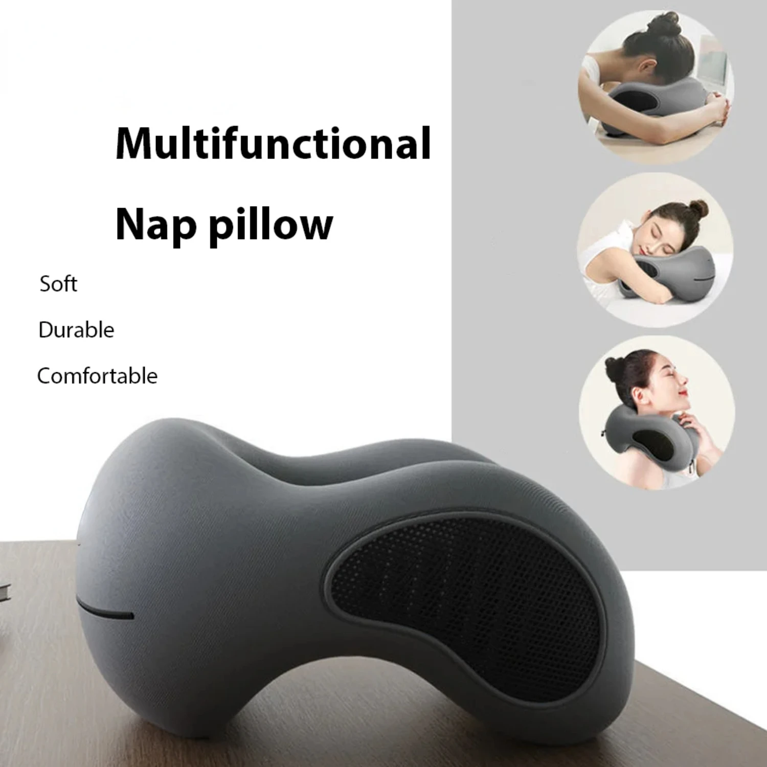 Multifunction Memory Foam Neck Pillow Slow Rebound Soft Travel Pillow for Sleeping Cervical Health Massage Nap Pillows Almohada