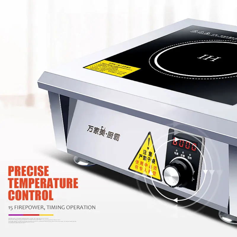 Kochmaschine Induktion Wok Herd 6000W Kantine Induktionsherd Flugzeug