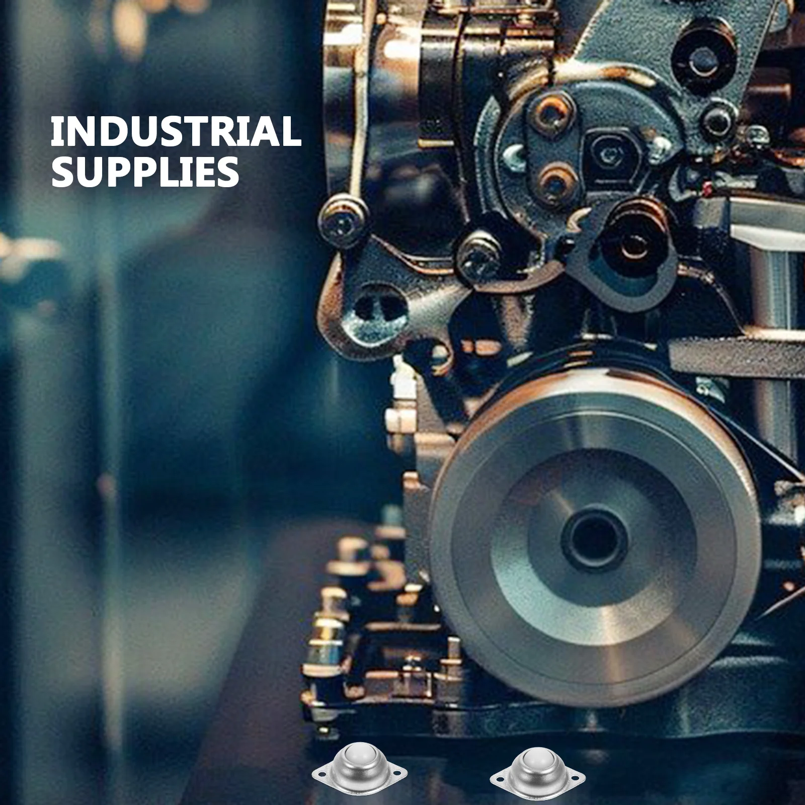 

10pcs Ball Bearing Casters 38Mm Nylon Roller Balls Galvanized Resistant Heavy Load Smooth Quiet For Furniture