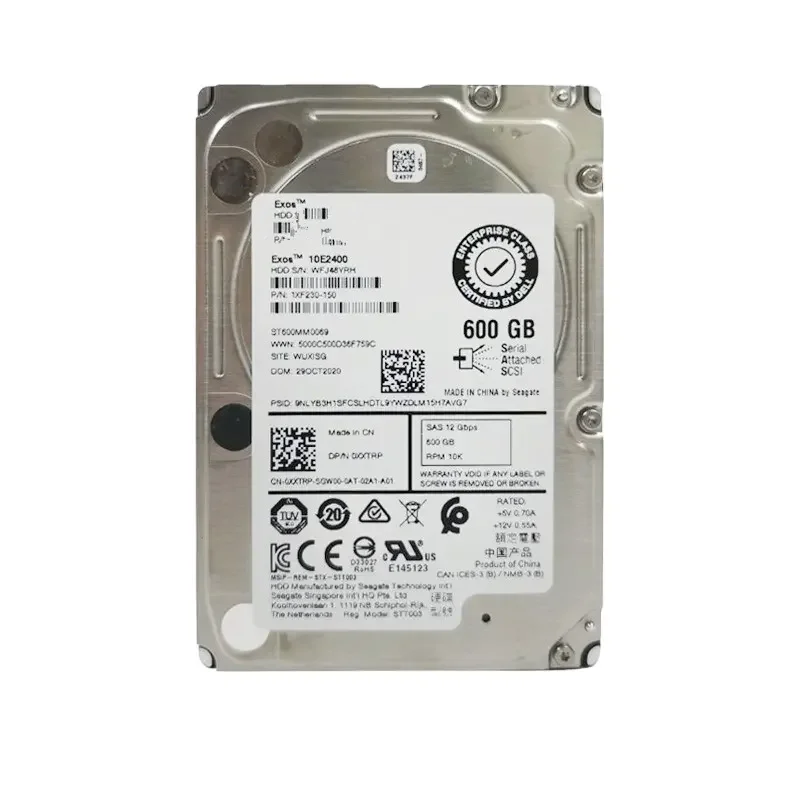 

Customized high quality 600GB 6G SAS 10K 600 16 MB Cache 2.5-Inch Internal Bare Hard Drive