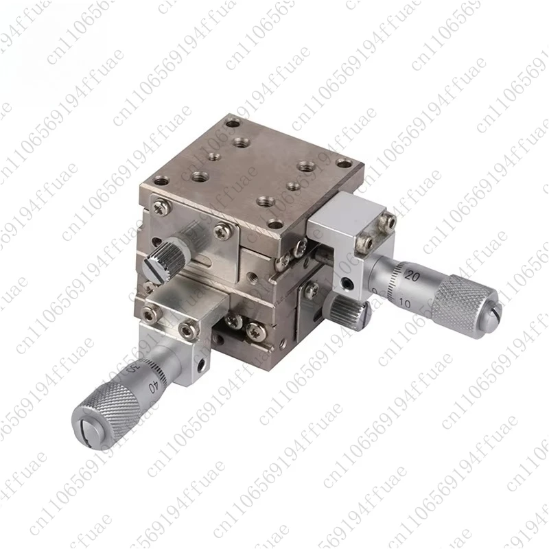 XY-محور كروي خطي طاولة يدوية لآلات CNC JXY-60-16H عالية الصلابة الصلب 60 مللي متر طاولة الترجمة