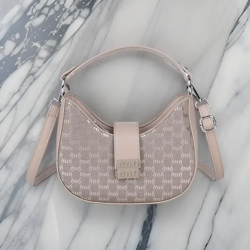 

Роскошная минималистичная винтажная сумка через плечо для женщин — стильная кожаная сумка с буквенным логотипом, элегантная однотонная пригородная сумка