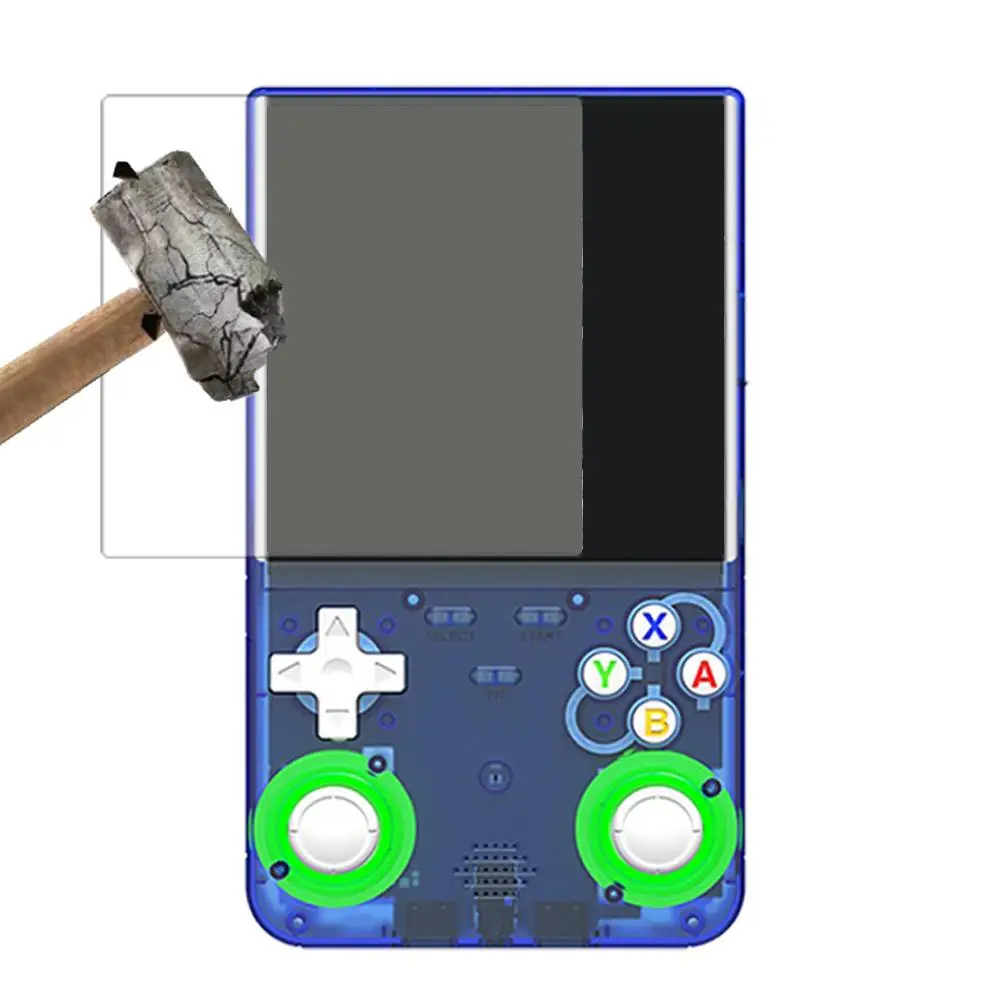 

Защитная пленка для игровой консоли R36 Ultra, портативная закаленная пленка, 9-часовой экран, пленка высокой четкости, аксессуары для игровой консоли