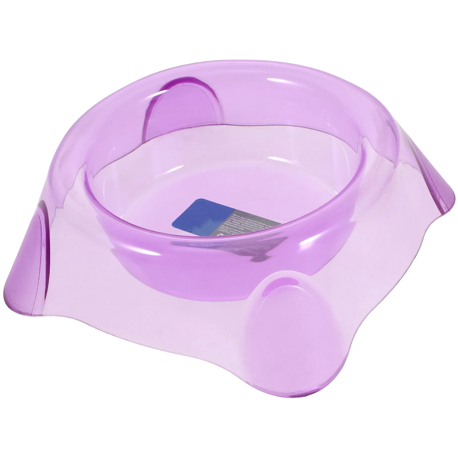 

Candy Color Pet Bowl Large Capacity Smooth Easy To Clean Dog Food Bowl Puppy Feeder Cat Water Container Pet Feeding