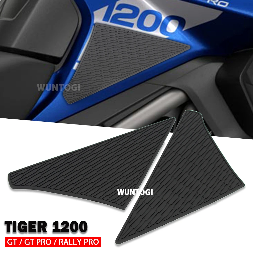 New Motorcycle Fuel Tank Pad Tank Pads Protector Stickers Knee Grip Traction Pad For Tiger 1200 GT/ GT Pro/ Rally Pro 2022