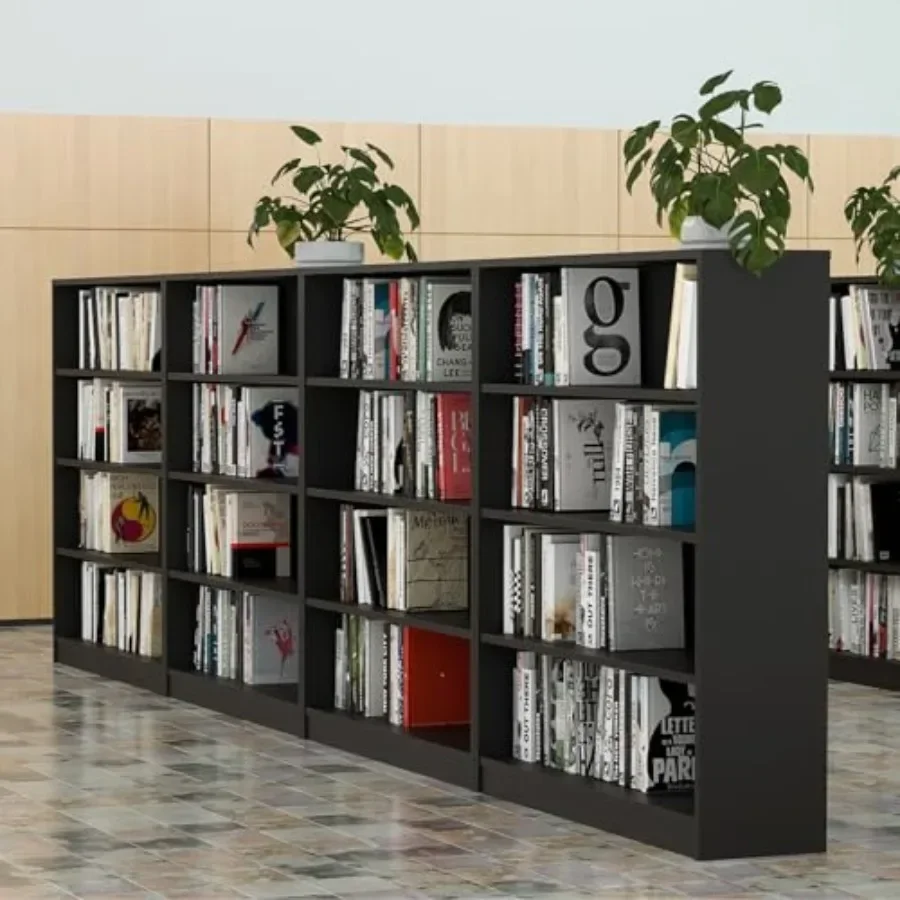 48 Inch Tall Bookcase, Bookshelves, Adjustable Bookshelf for Home Office