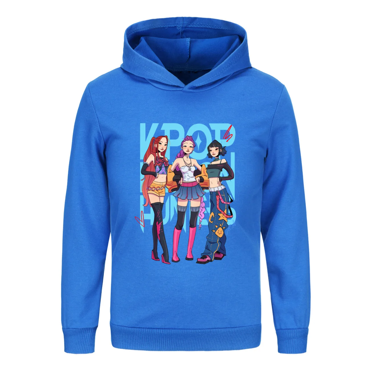 

KPop охотники на демонов, детская осенняя куртка с героями мультфильмов, пальто с длинными рукавами для мальчиков, толстовка с капюшоном для маленьких девочек, милая детская одежда