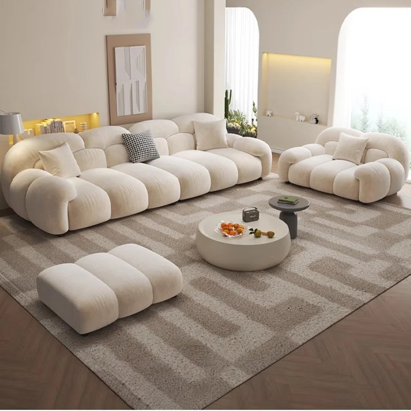 Relaxing Decor Living Room Sofas Lazy Couch Nordic Floor Accent Sofas Recliner Filling Lounge Sillon Cama Lounge Suite Furniture