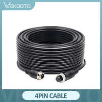 4 Pin Aviation Extension Video Cable 3M 5M 10M 15M 20M for Truck Bus Monitor Camera Connectionwire