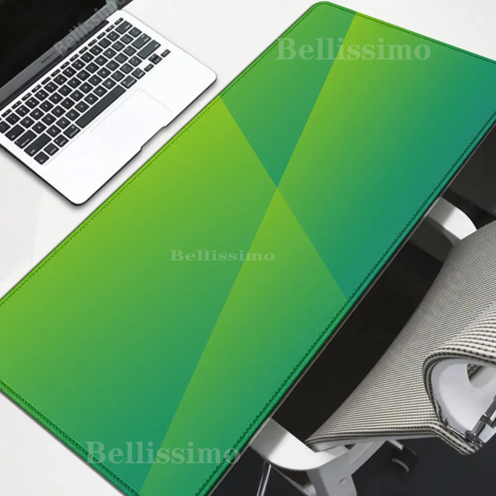 Green theme style Anime Mouse Pad Gamer Computer New HD Mousepad Non-Slip offices accessories Natural Rubber Computer Desk Mat