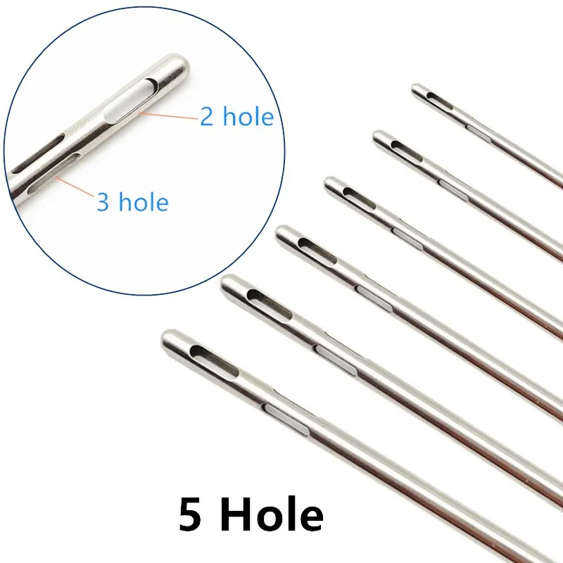 Five/Six Hole Cannulas Fat Transfer Needle Stainless Steel Liposuction Cannulas Fat Harvesting Cannula for Fat Grafting