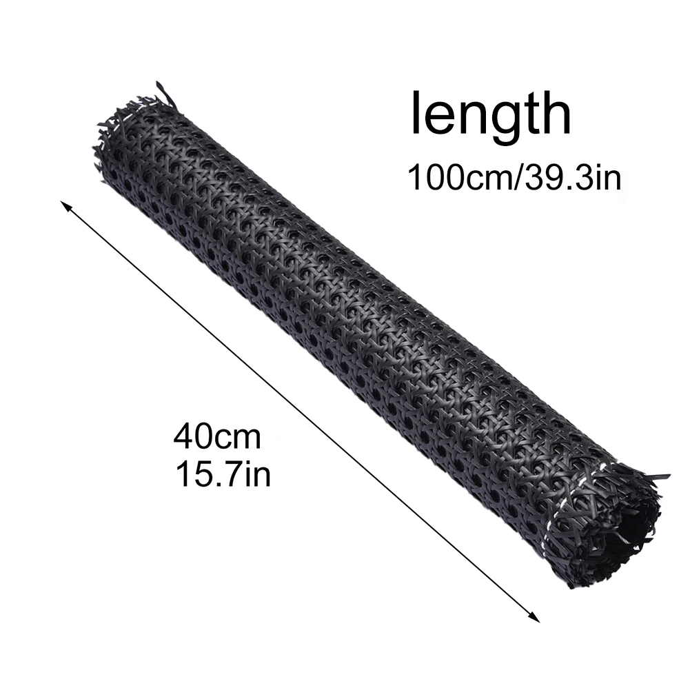 Rattan Webbing Roll Sheet for Chair Caning Repair and Decorative Applications with Multiple Size Options and Elastic Mesh