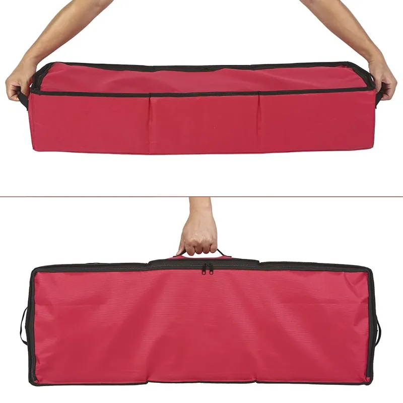 صندوق تخزين فرز هدايا عيد الميلاد المزخرفة، تخزين كرة عيد الميلاد قابل للطي ينطبق على صندوق تخزين الزخرفية للزينة