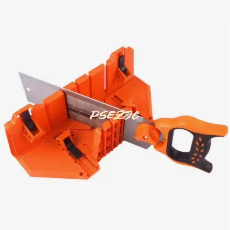 Woodworking Clamping Mitre Box Diagonal Saw Cabinet 45 90 Degree Saw Box Angle Saw Oblique Cutting Groove Sawing Guide Slot