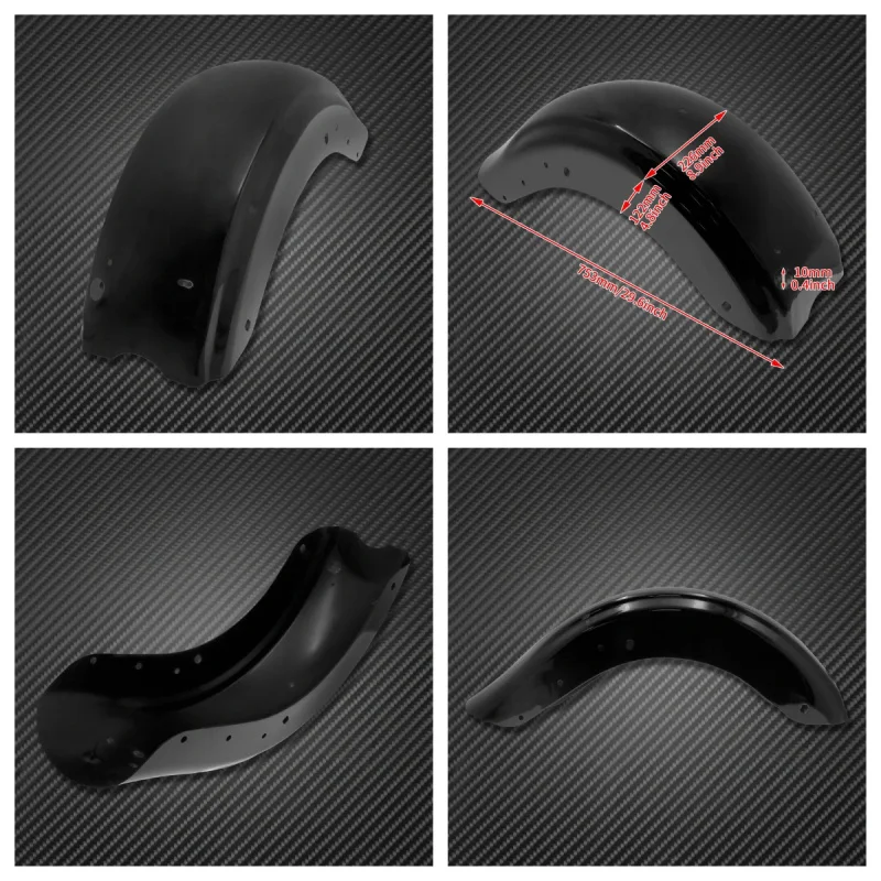 parafango-posteriore-per-moto-in-acciaio-nero-protezione-antispruzzi-per-harley-touring-electra-street-glide-road-king-fltrx-2009-e-successivi