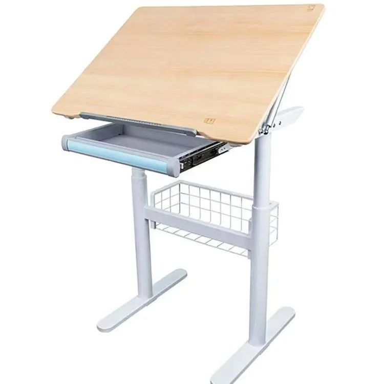 

Training Writing Single Learning Desk School Teacher Learning Table Set Lifting Art Table