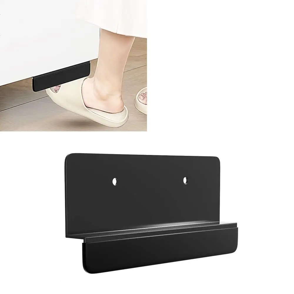 

Practical Free Design Cabinet Foot Pull Trash Drawer Bracket Trash Cabinet Foot Pull Carbon Steel Touchless Hands Home Hardware