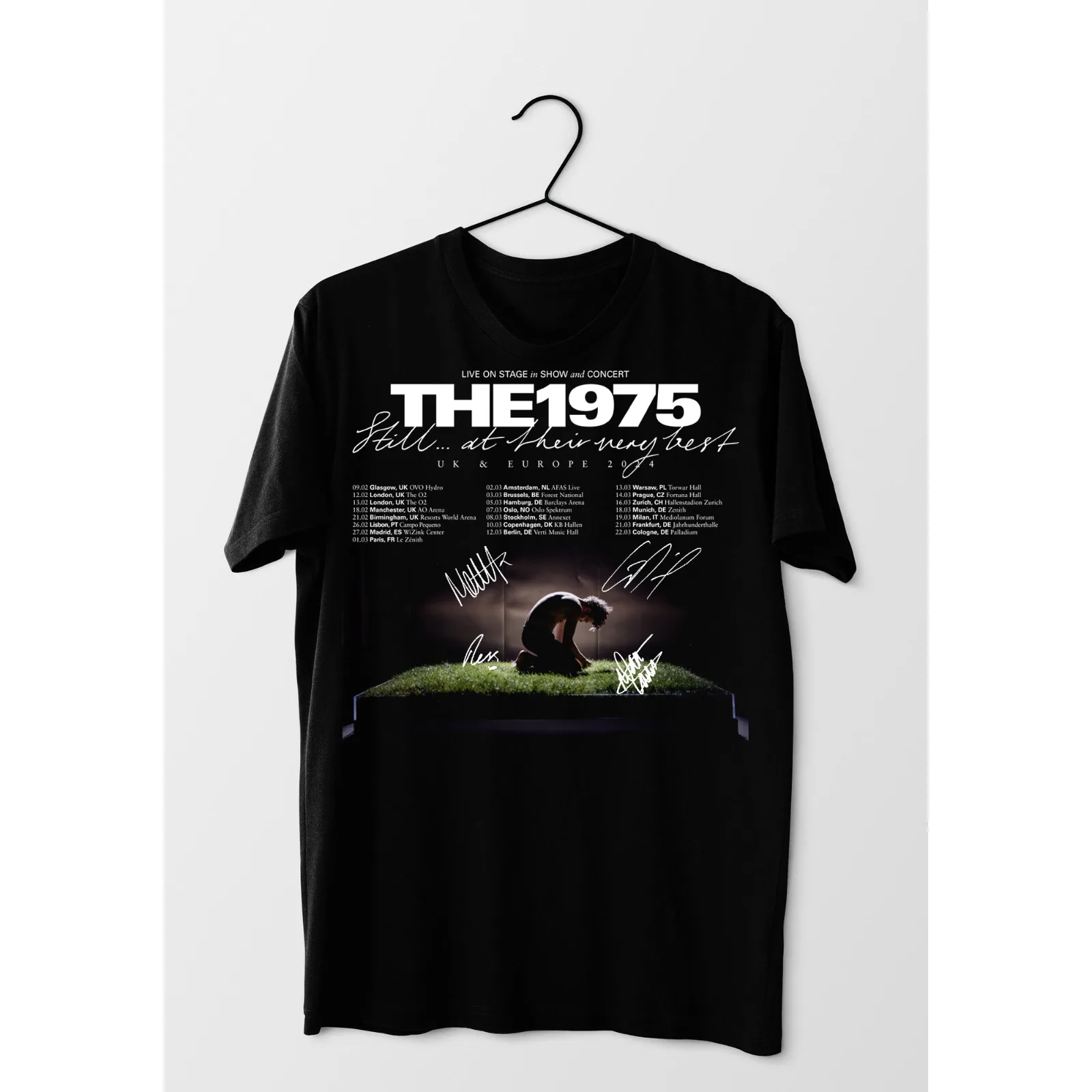 Hot THE 1975 tour 2024 Hip Hop Men All Size T-Shirt Q429 long or short sleeves