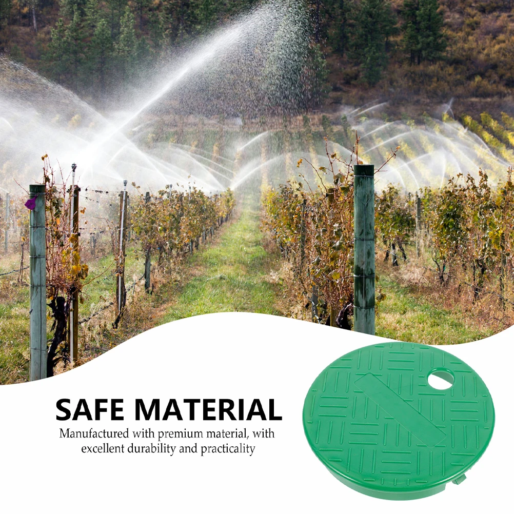 

4 Pcs Valve Box Cover Durable Plastic Irrigation Control Sprinkler System Garden Outdoor Accessory Replacement