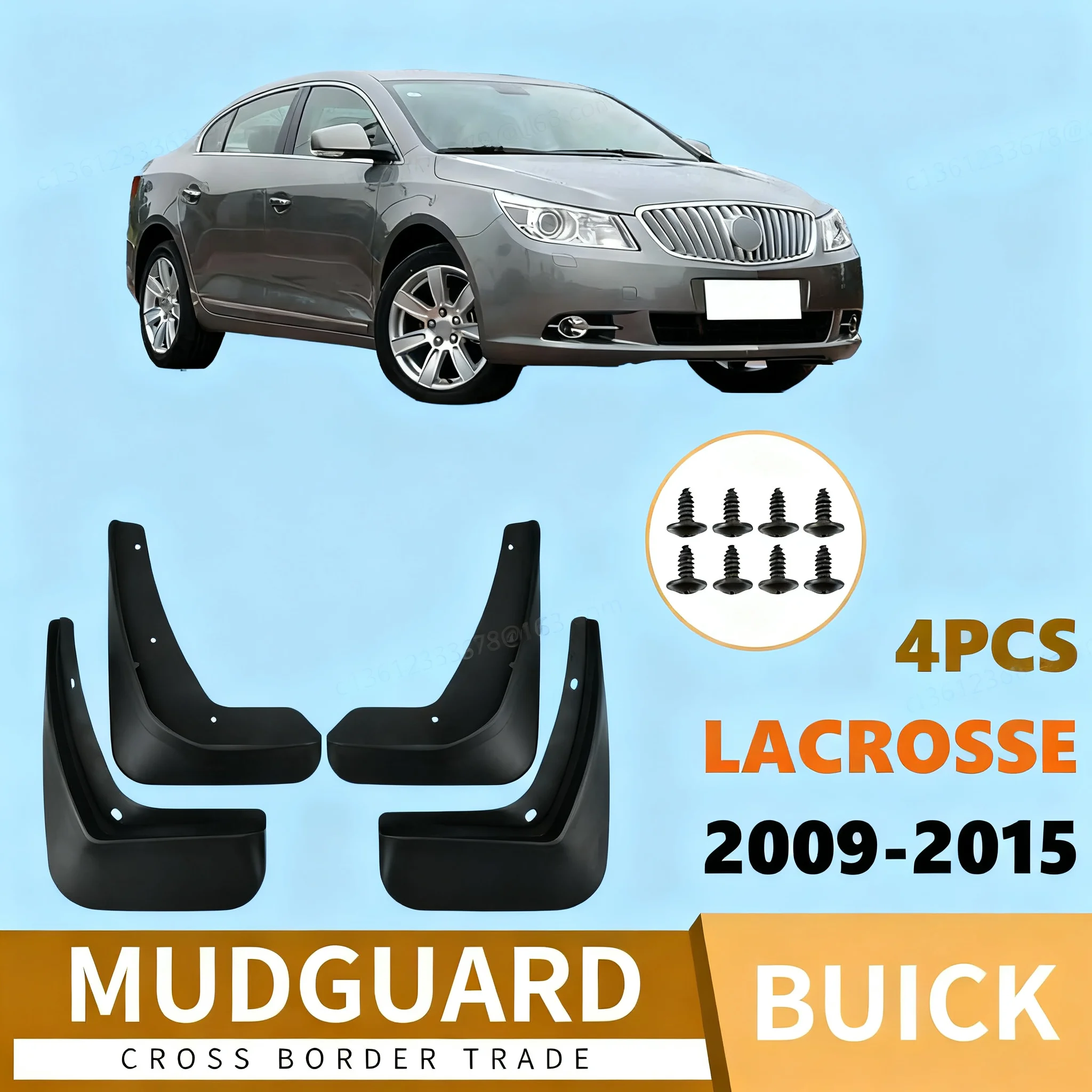 

Car Mudguard Tire Shield for Buick Regal Sedan 2009-2015 Model Year Automobile Accessories Compatible with Specific Vehicle Mode