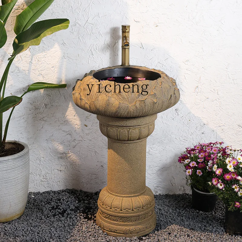 

TP outdoor courtyard sink floor-to-ceiling outdoor balcony garden sink