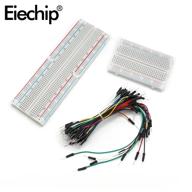 Breadboard Jumper Wire Dupont Line Kit MB102 ZY-204 400 Tie Points Solderless PCB Breadboard DIY Mini Test Protoboard Kits