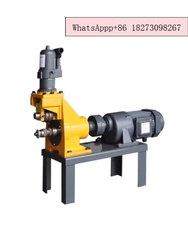 Fire pipe groove rolling machine, galvanized pipe, iron pipe, water pipe, electric hydraulic slotting machine