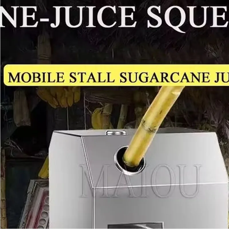 

Commercial Sugarcane Juice Squeezer Automatic Electric Sugar-Cane Press Juice Machine