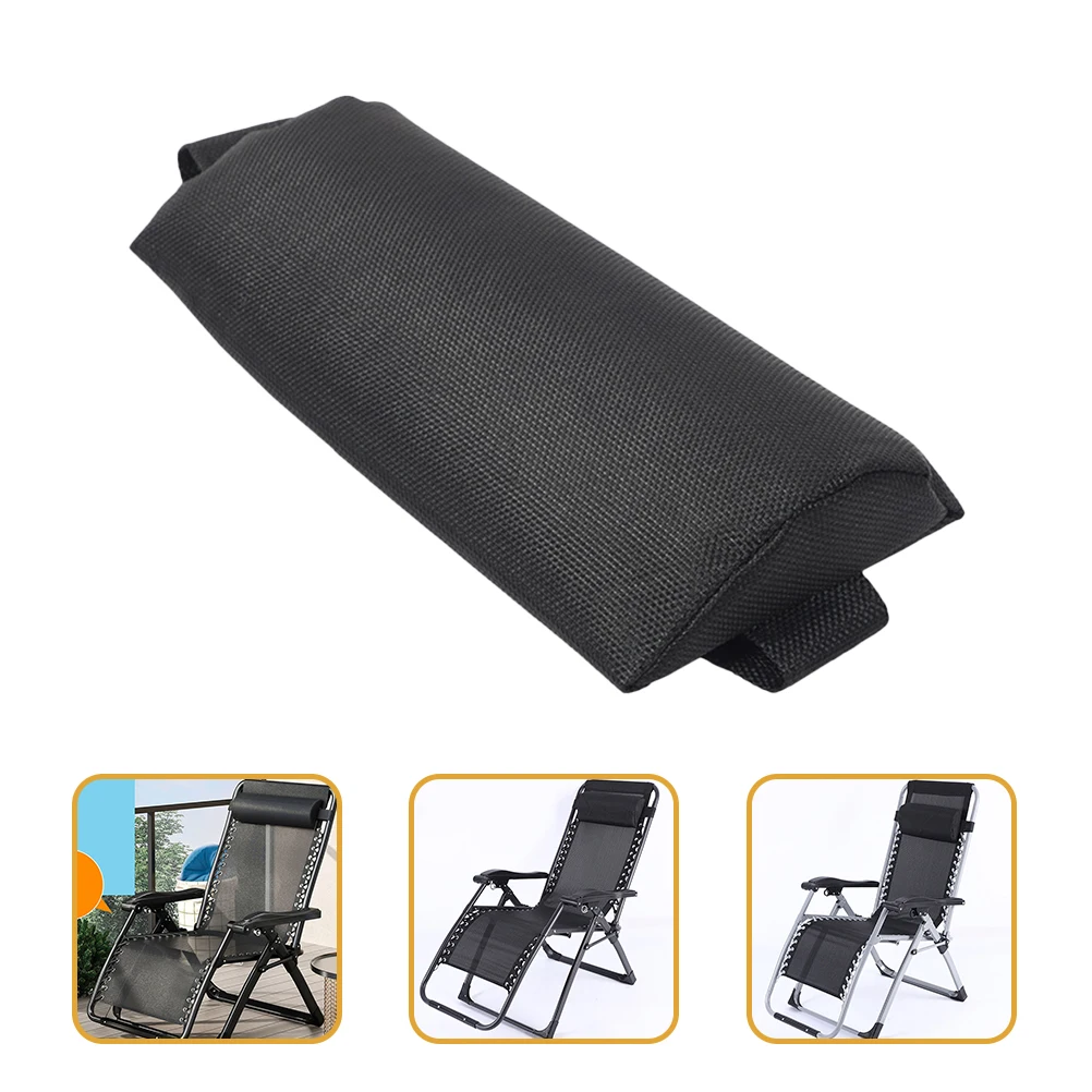 

Replacement Outdoor Lounge Chair Pillow Chaise Lounges for Recliner Antigravity Black Headrest