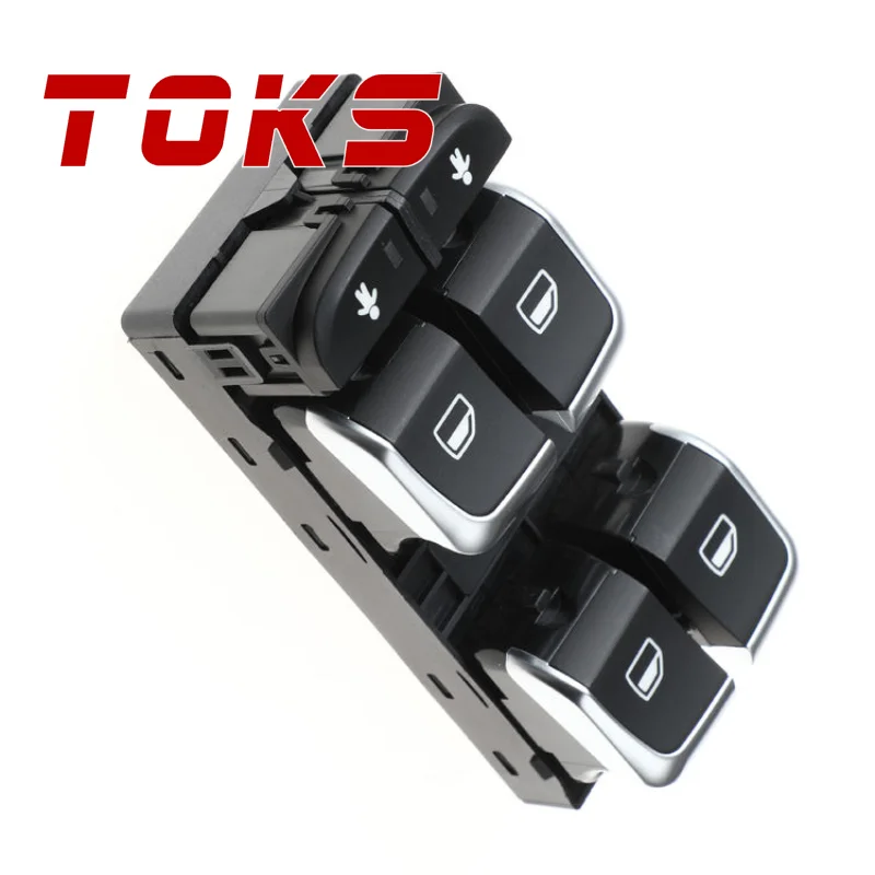 TOKS 4G0959851 Power Window Lift Master Switch  4GD959851B For Audi A6 S6 C7 A7 A8 TT Q3 2014-2016 auto parts