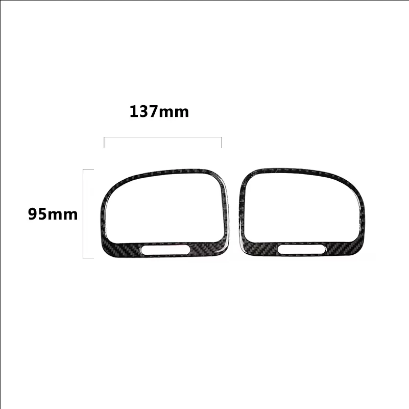 For VW Golf 6 MK6 2010 2011 2012 2013 Car Interior Center Console Air Condition Outlet Vent Carbon Texture Cover Trim Sticker - view 6