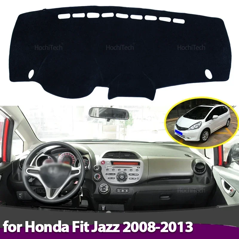 Anti-Slip Dashboard Cover Protective Pad Car Accessories Sunshade Carpet for Honda Fit Jazz 2008-2013 GE6 GE7 GE8 GE9