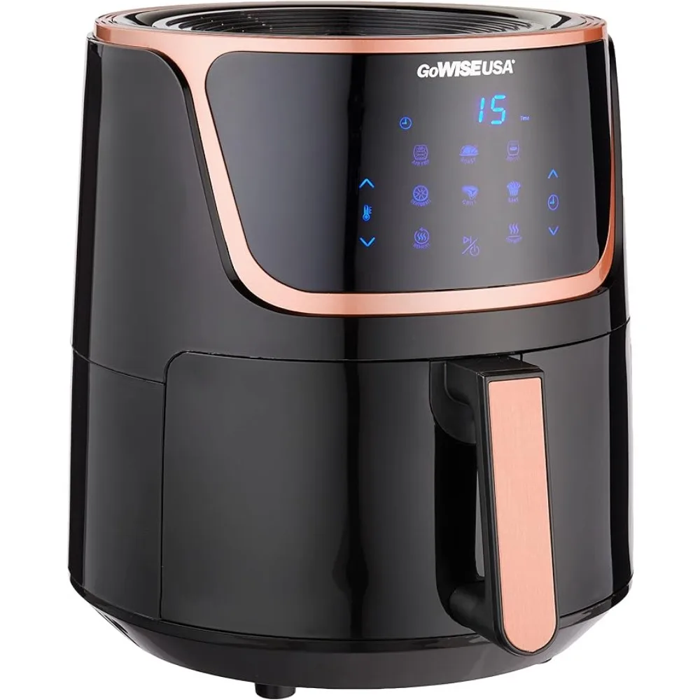 

GoWISE USA GW22955 7-Quart Electric Air Fryer with Dehydrator & 3 Stackable Racks, Digital Touchscreen