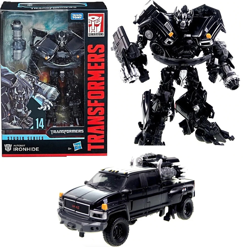 [In Stock] Original Hasbro Transformers Studio Series 14 Ironhide Voyager Class 165Mm Robot Toys Anime Figure Car Model Gift